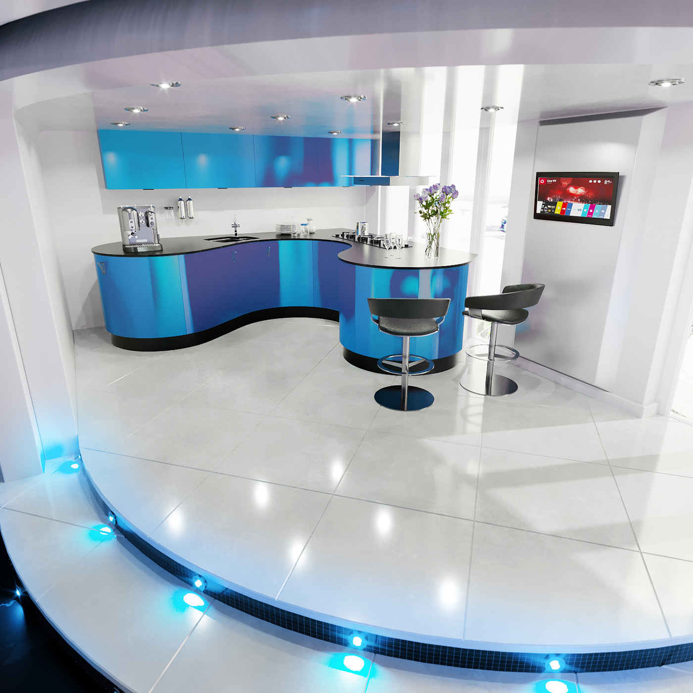 Anastasiya Gushchina丨展厅丨Interior Design for an apartment in Moscow-5