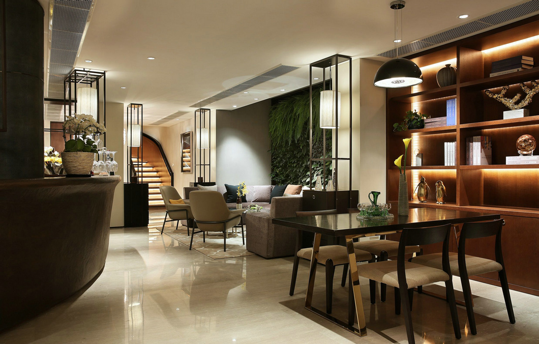 豪华别墅 现代风格付雨鑫陈设设计——桃花源别墅E户型-7