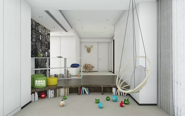 康盛装饰┃580㎡现代江景大宅 静谧美学空间-58