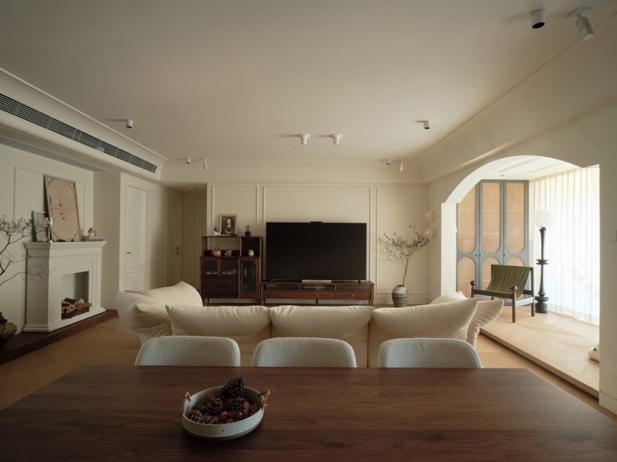 177㎡大平层高级感装修法式中古丨启物空间设计-33