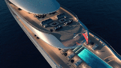 比尔盖茨狂砸45亿拿下世上第一艘氢动力游艇？超华丽设计碾压一套豪宅！-6