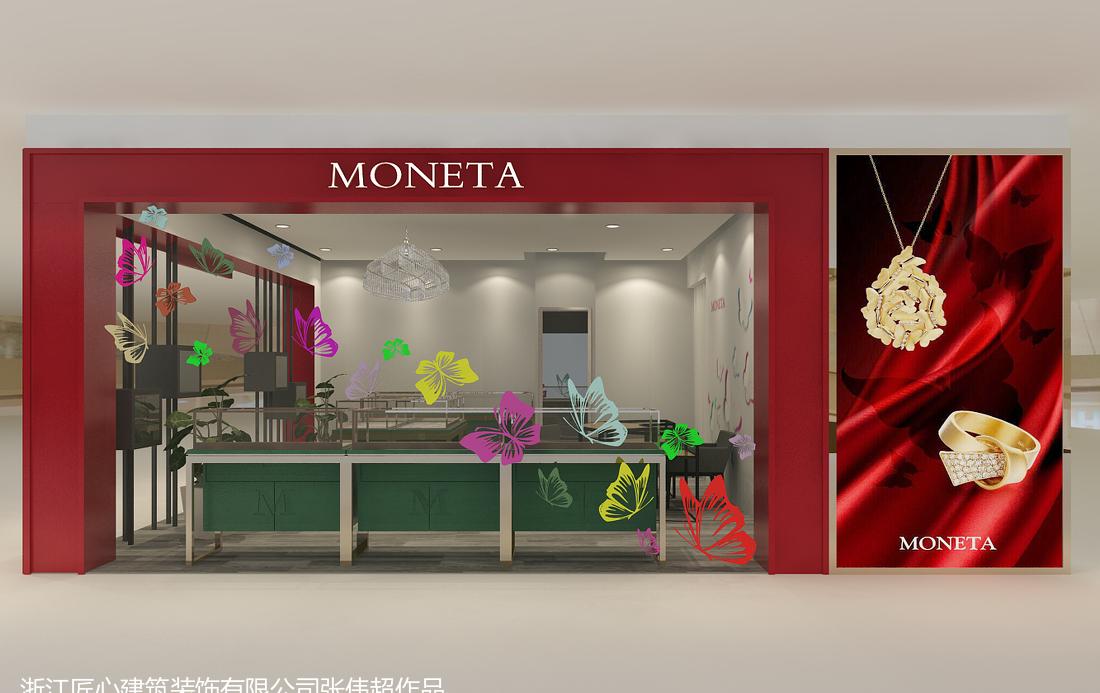 MONET 双安店设计 | 橱窗形象墙的视觉盛宴-9