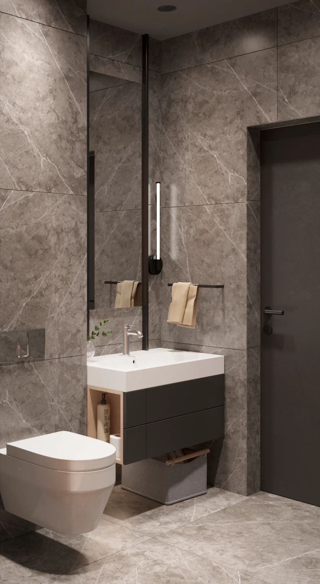 俄罗斯 120㎡原木简约公寓,素雅而精致-24