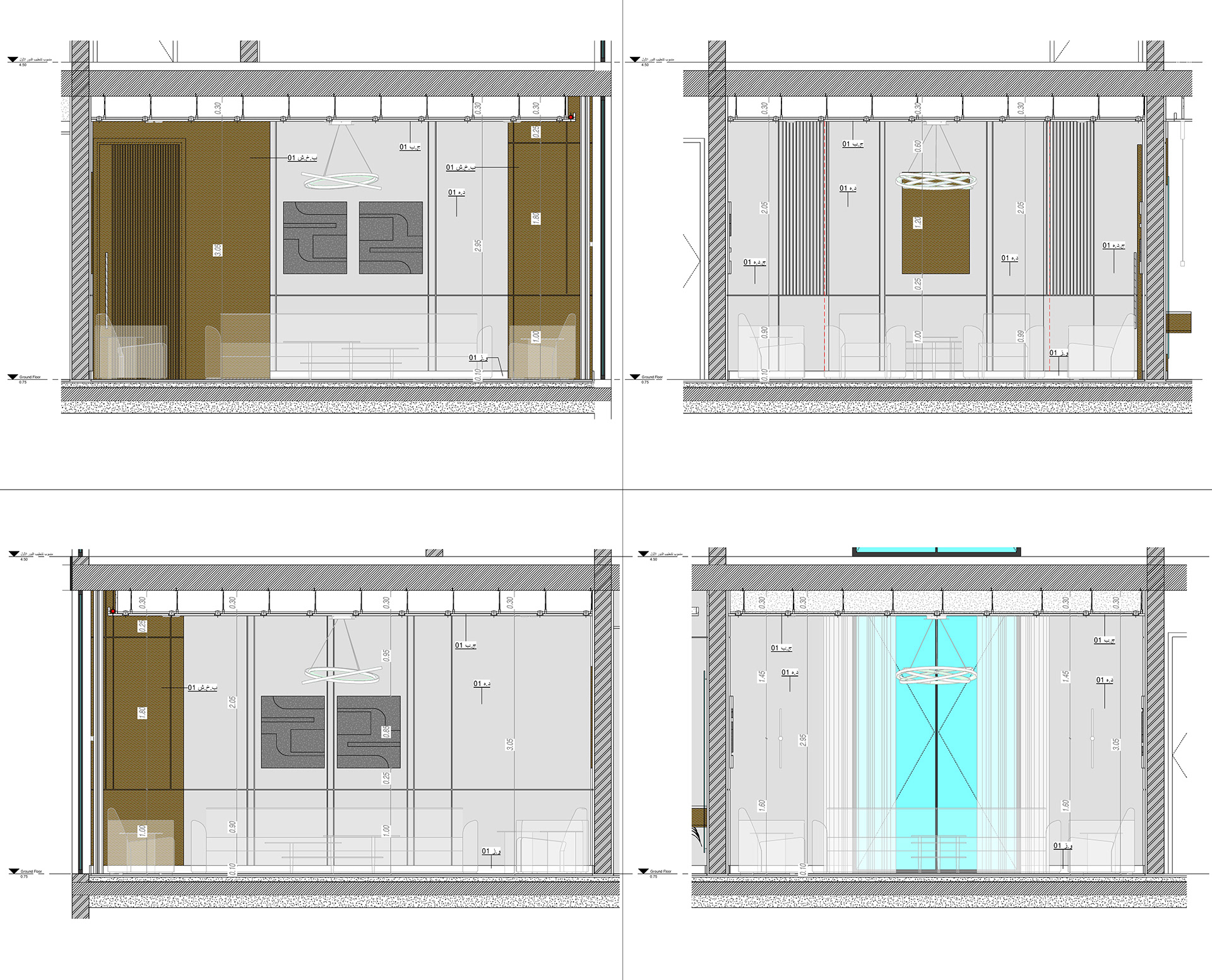 RA 住宅  室内套餐丨沙特阿拉伯丨Bariq Consultants-38