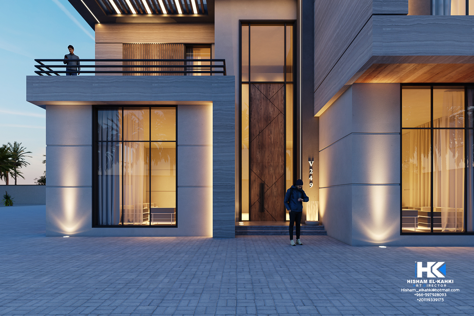 Modern Exterior Villa Design without Landscape-3