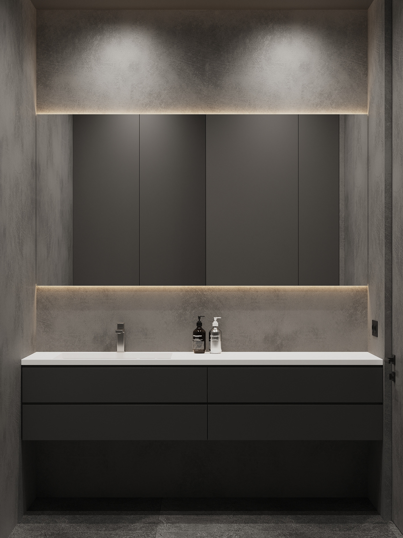 深灰色系空间设计                     -26