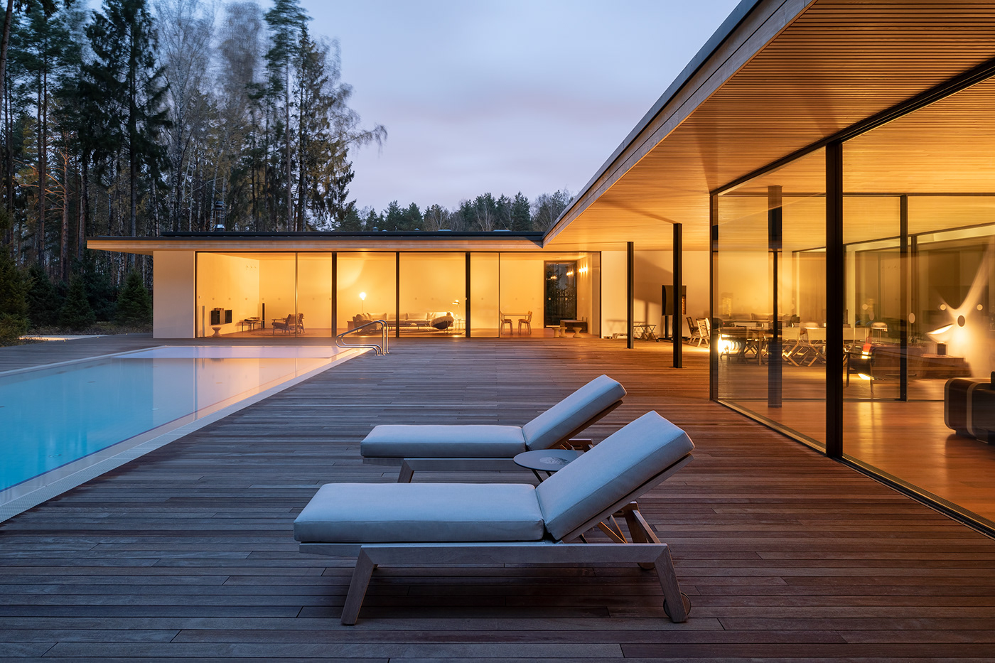 莫斯科附近私人宅邸带游泳池的水疗馆-3