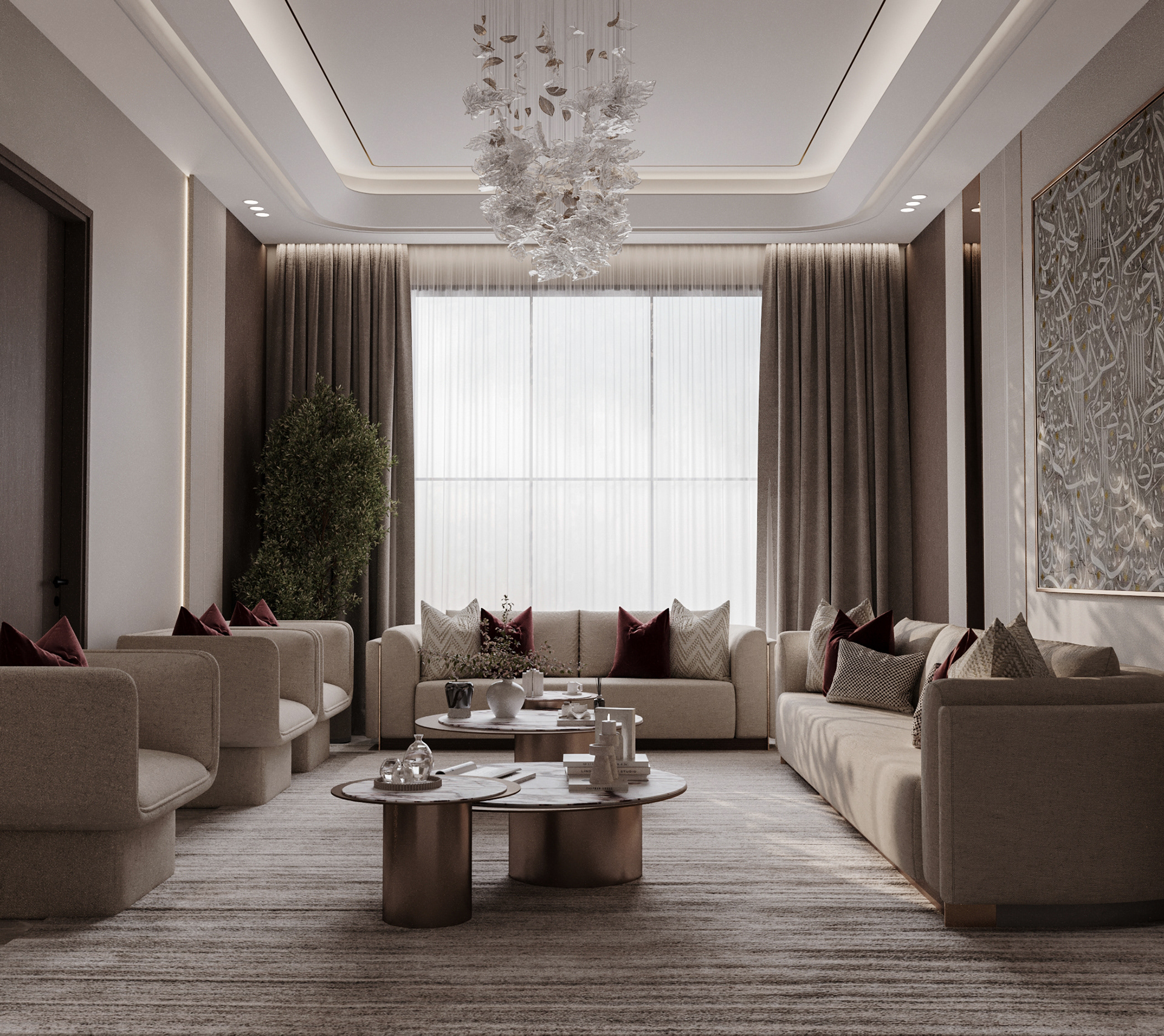 客厅丨沙特阿拉伯吉达丨SALMA AHMED-8