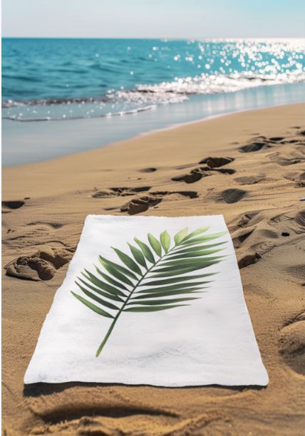 A simple yet elegant illustration of a palm leaf-2
