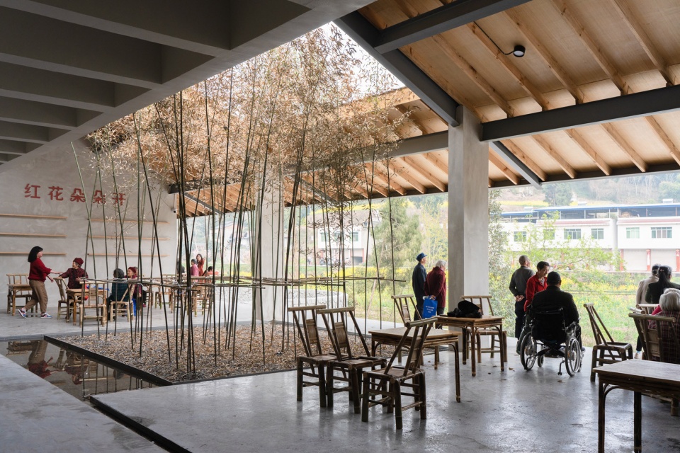 乐山东林村镇文化中心 | 传统与现代交融的乡村社交空间-78