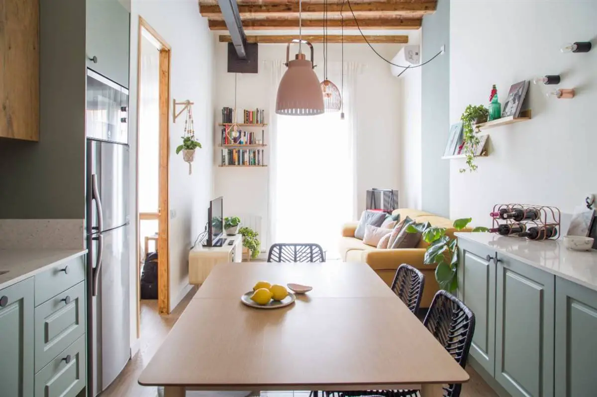 37 平米小公寓开放式厨房设计-3