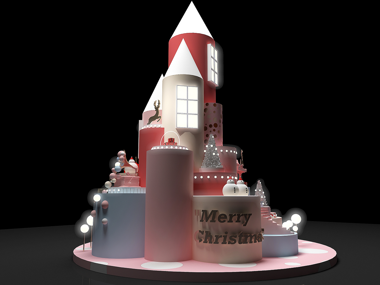 “有你的圣诞节”|空间|展陈设计|渡非_原创作品-2