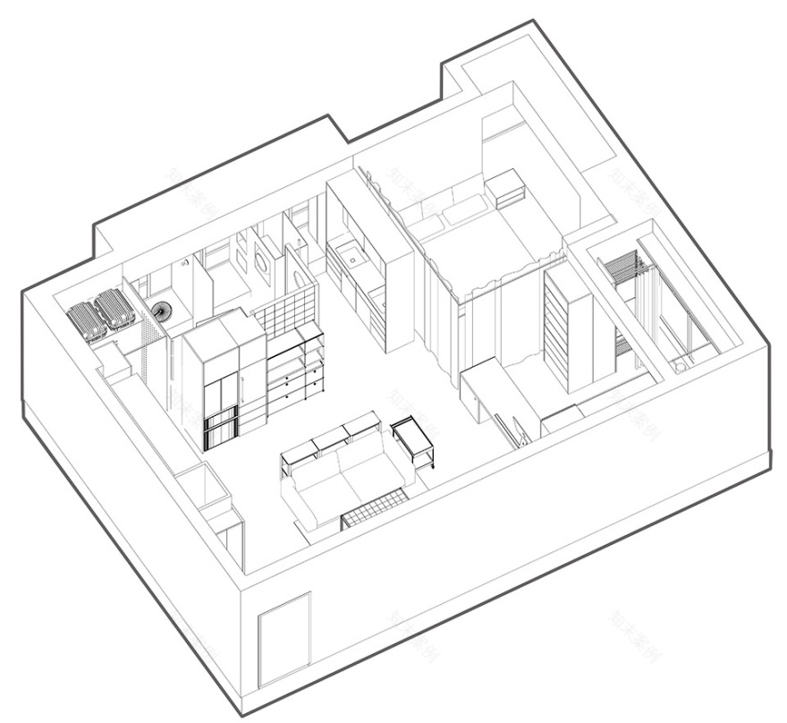 去风格化的空间重启:78㎡公寓室内改造丨中国广州丨傅俣迪设计工作室-91