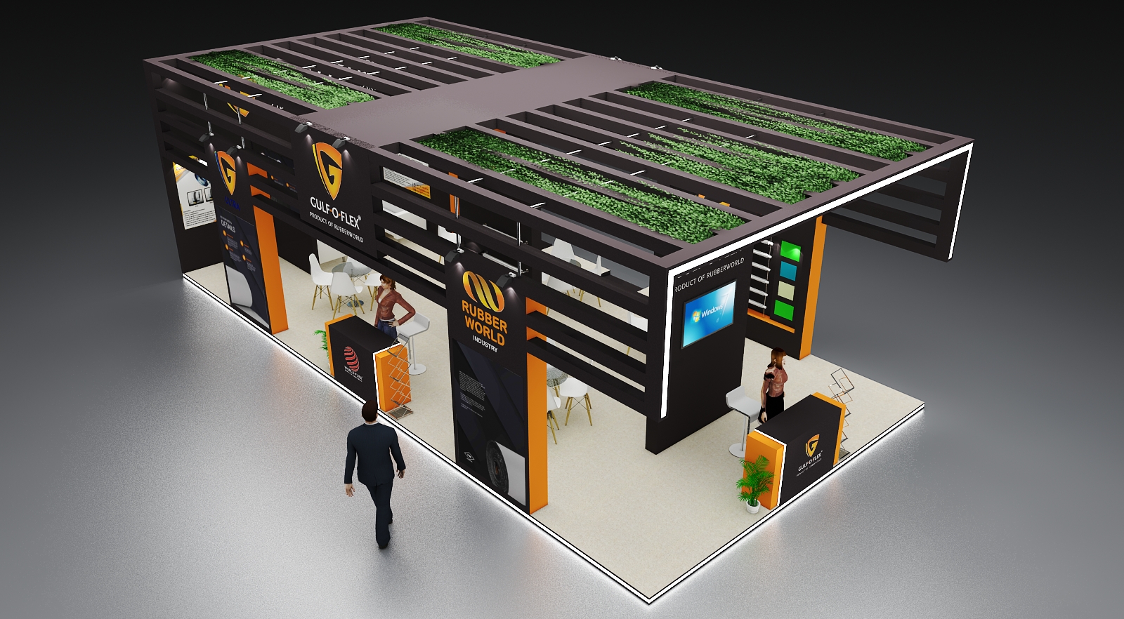 GULF0 FLEX 12X6M STALL DESIGN IN DUBAI-9