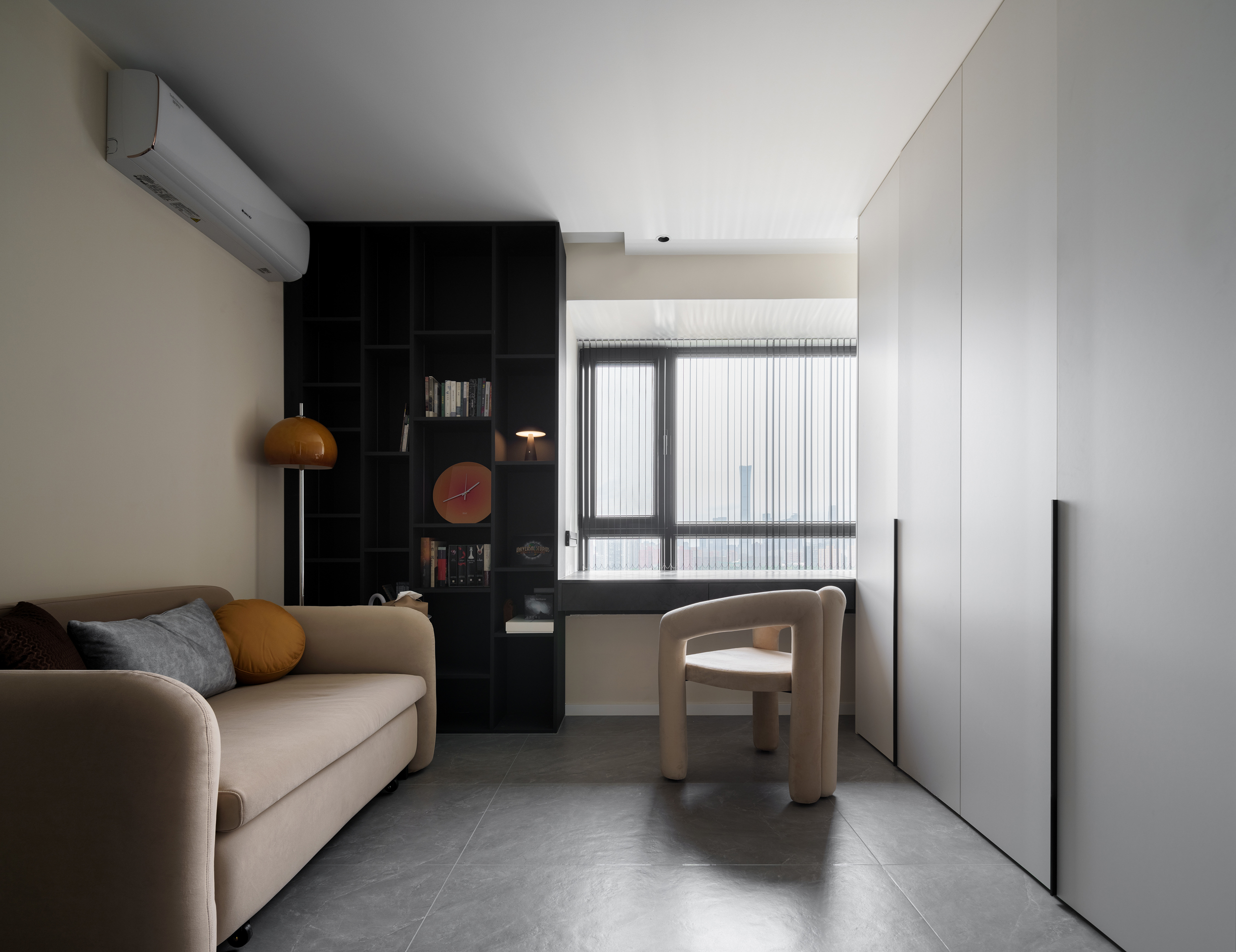 两居室现代简约风家装空间摄影案例丨中国北京丨研筑国际-16