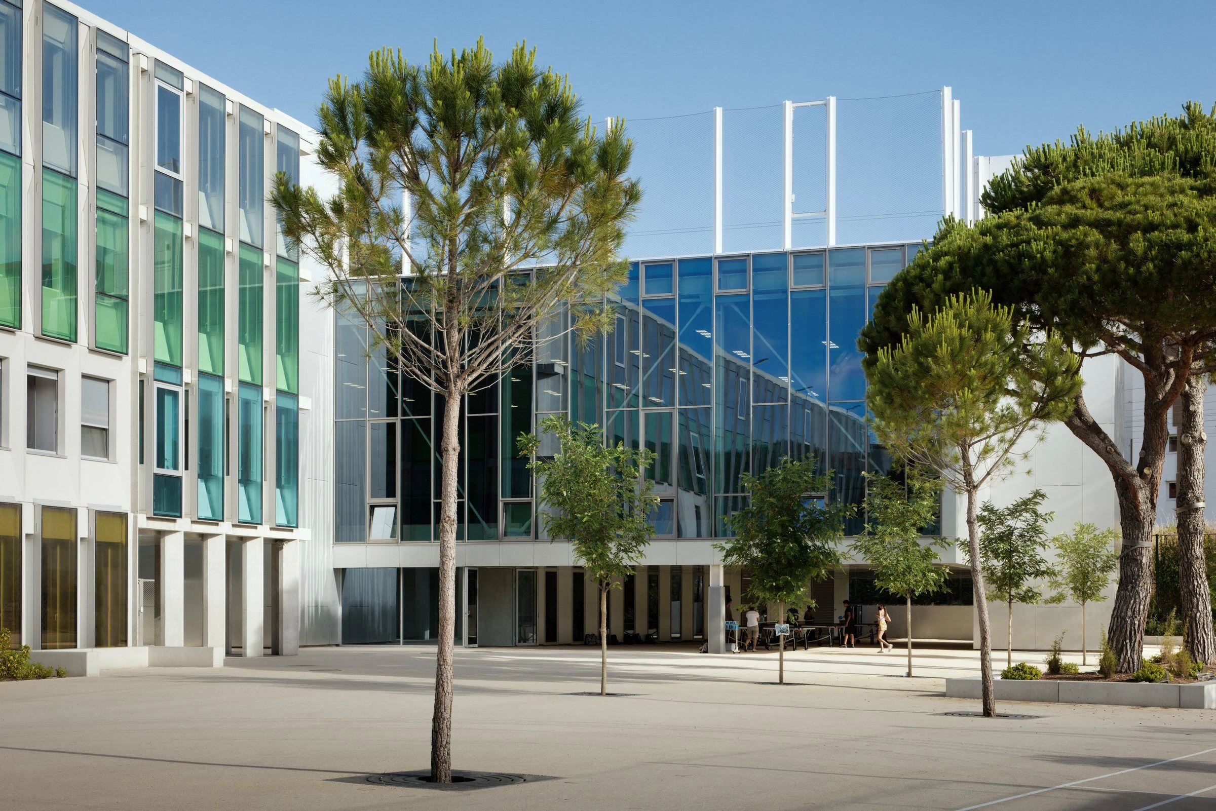 Simone Veil 中学丨法国尼斯丨Comte Vollenweider Architectes-30