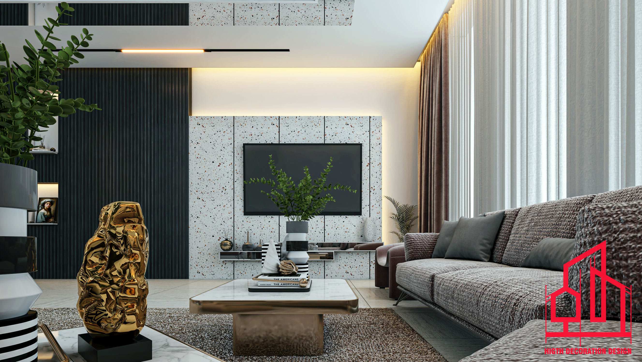 Luxury Living room in UAE-1