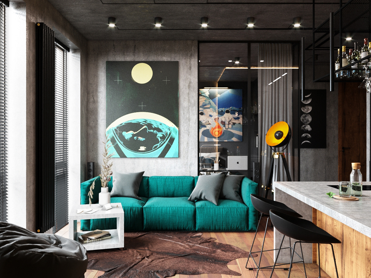 年轻人都爱的混搭风私宅设计-0