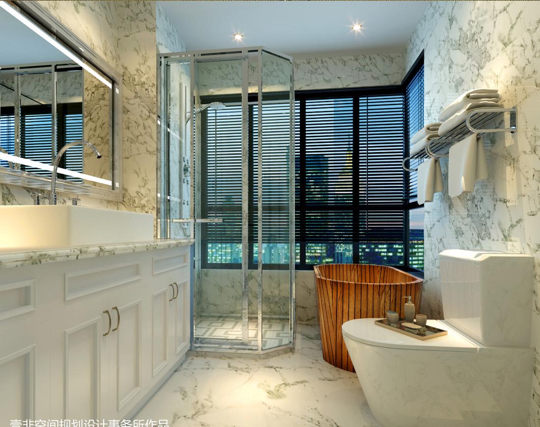 
简单大气的简欧公寓平层 -5