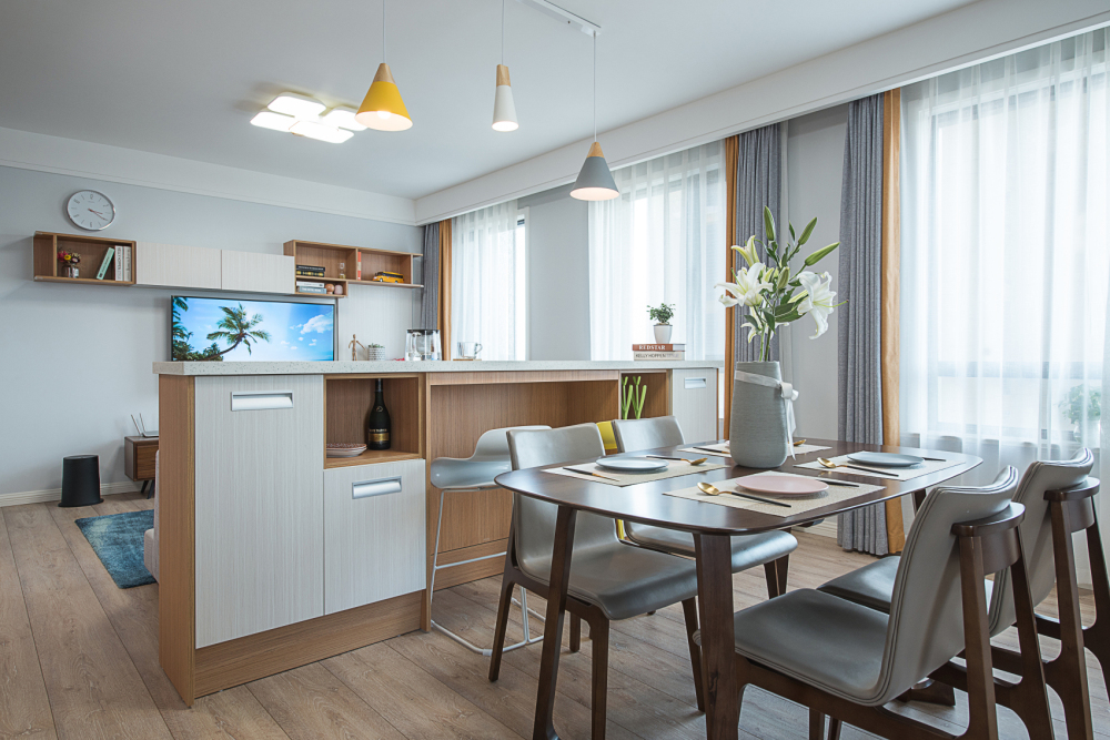 淄博绿城百合 127㎡无玄关收纳设计-18