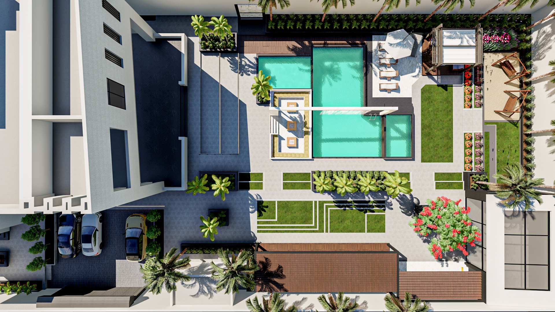 达曼别墅景观设计丨印度达曼-11