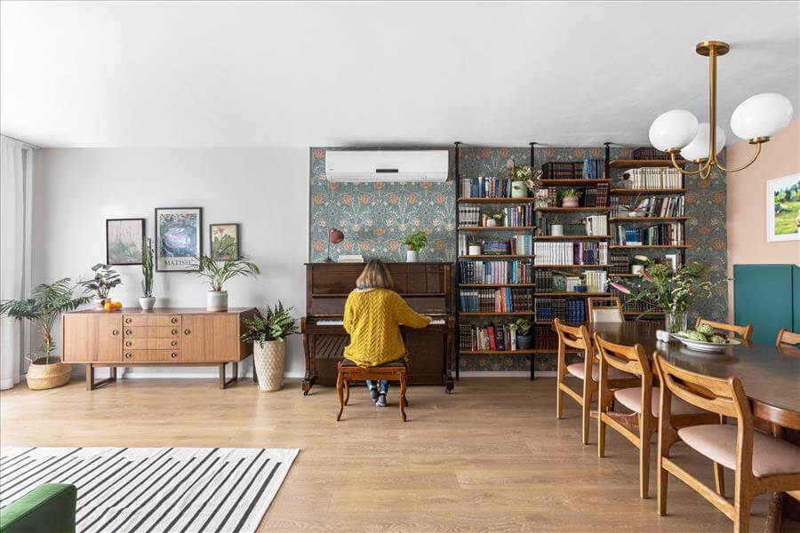 预算有限的中部私人住宅复古欧式风设计丨以色列丨阿黛·梅厄茨克（与家庭住宅工作室合作）-16