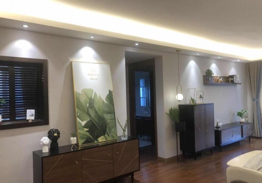 耐德佳苑 7 号现代轻奢风,进门鱼缸与收纳空间完美结合-7