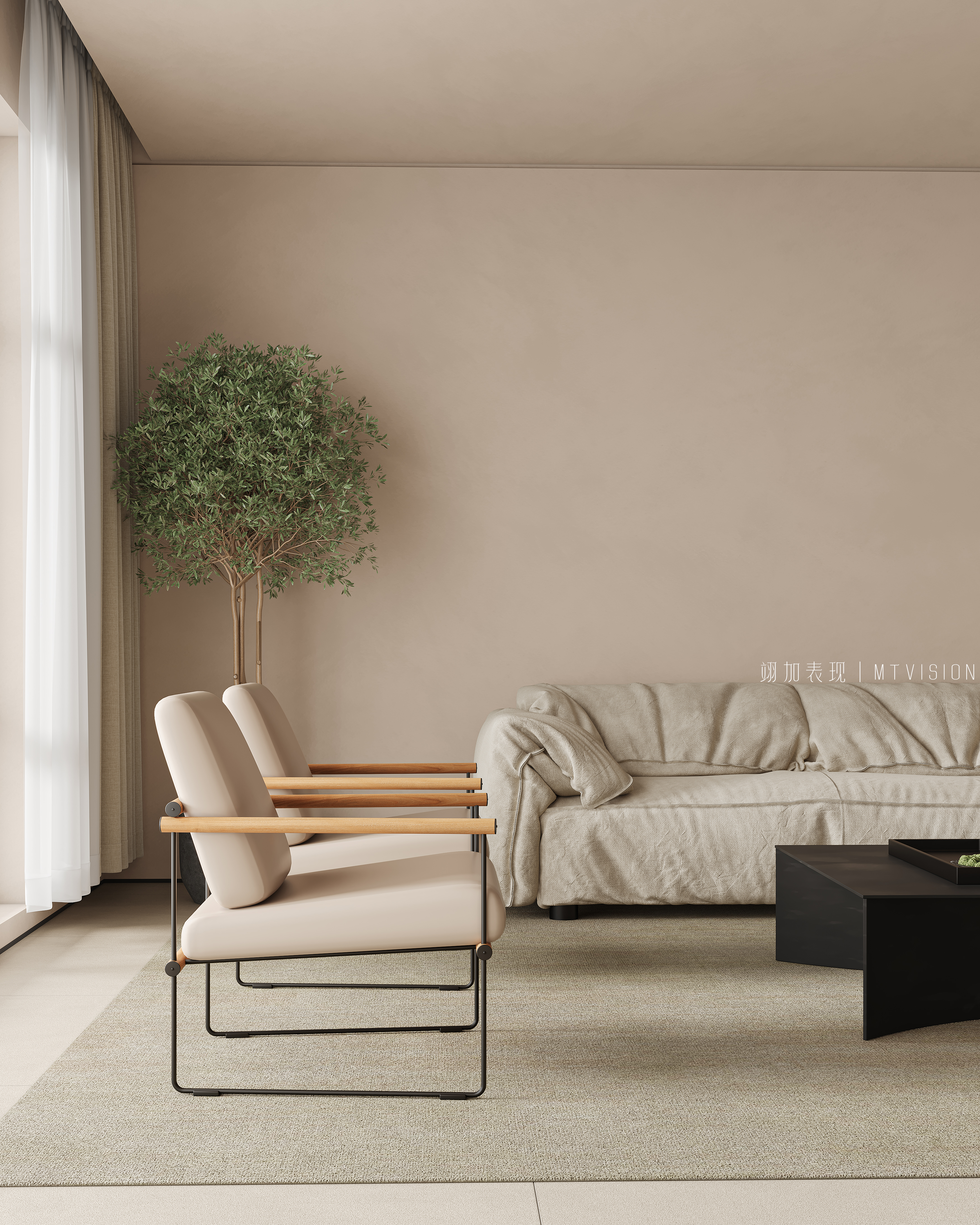 简约私宅渲染丨MTT VISION-15