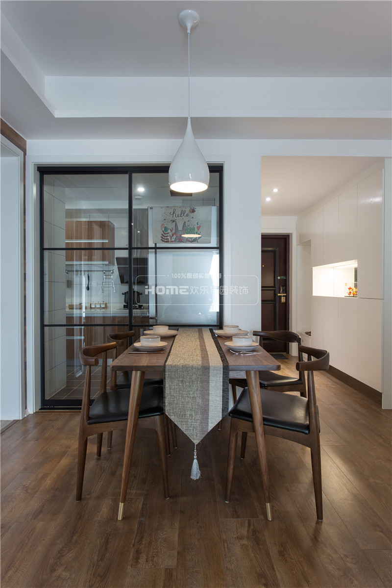 幸福里之家 | 85㎡北欧现代混搭小三居-28