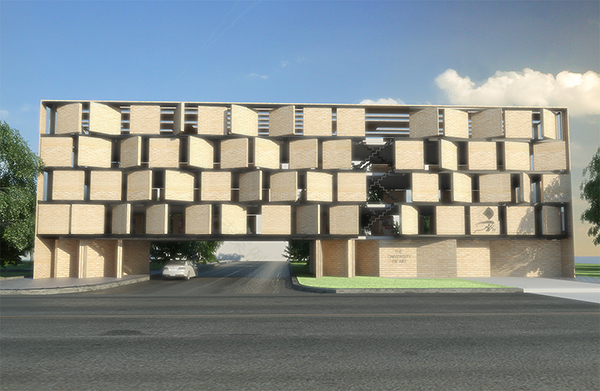 艺术大学入口,独具匠心的设计-2