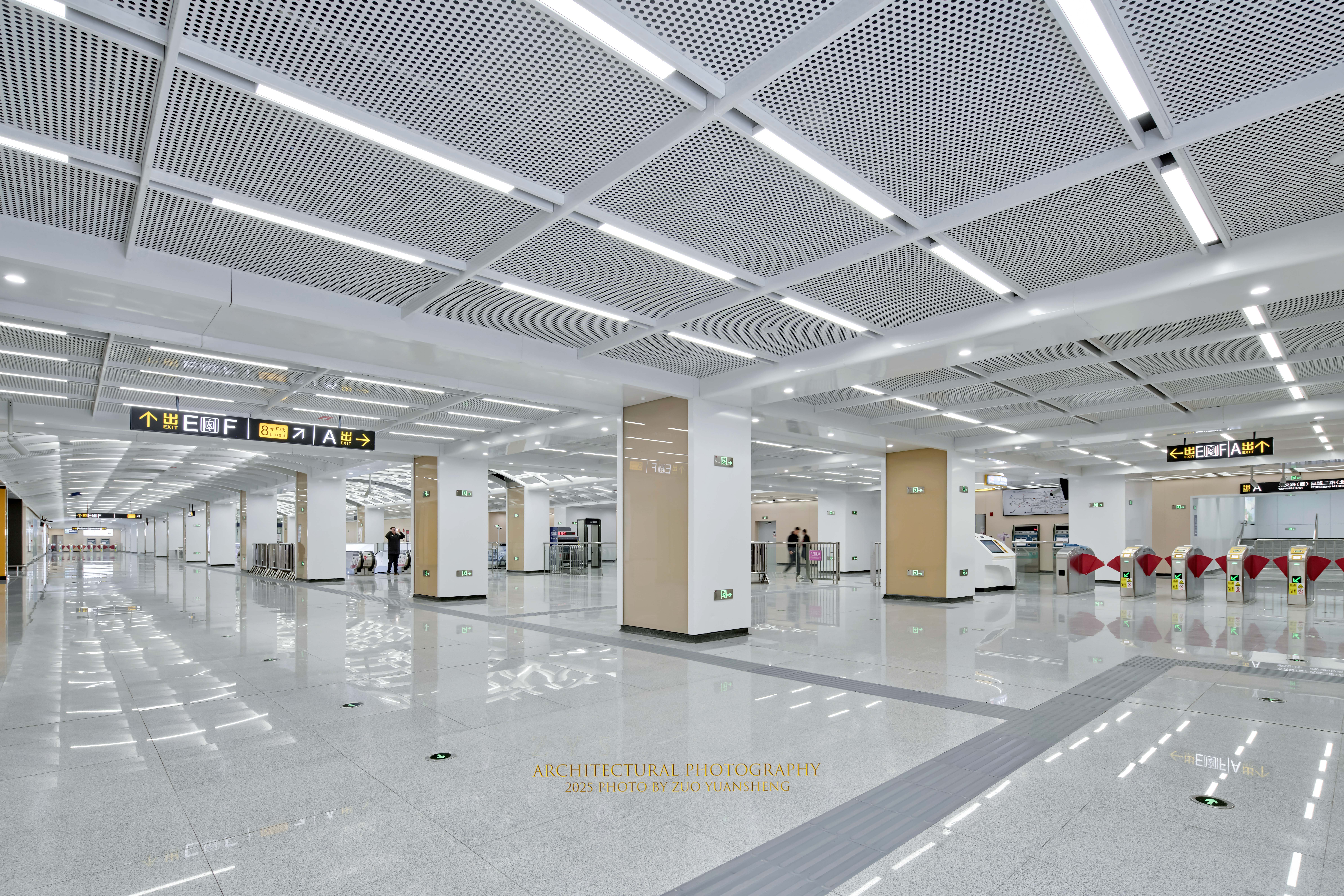 西安地铁八号线（市图书馆站）—— 空间摄影-12