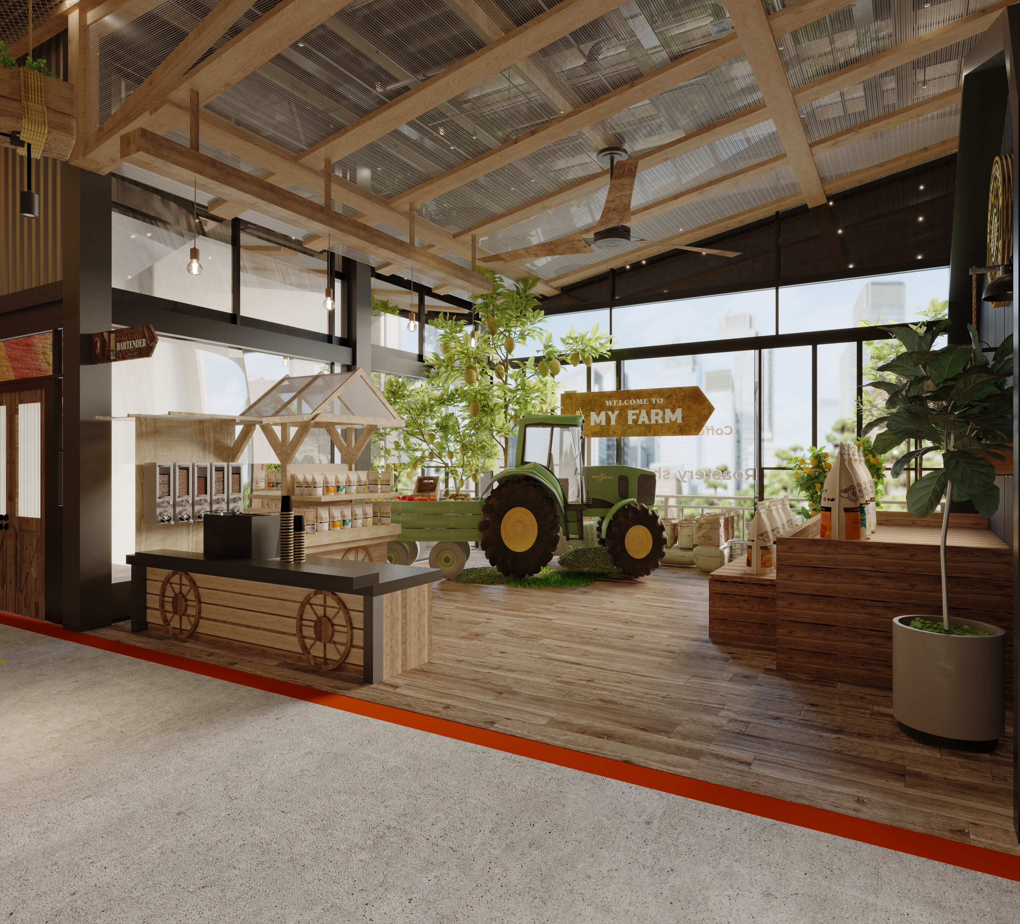 展示店及咖啡烘焙店 Sơn Pacamara 设计项目-4