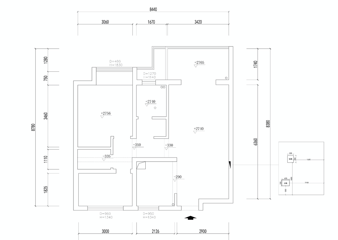 60 平北欧风双儿童房设计,餐厅、客厅、卧室亮点纷呈-7