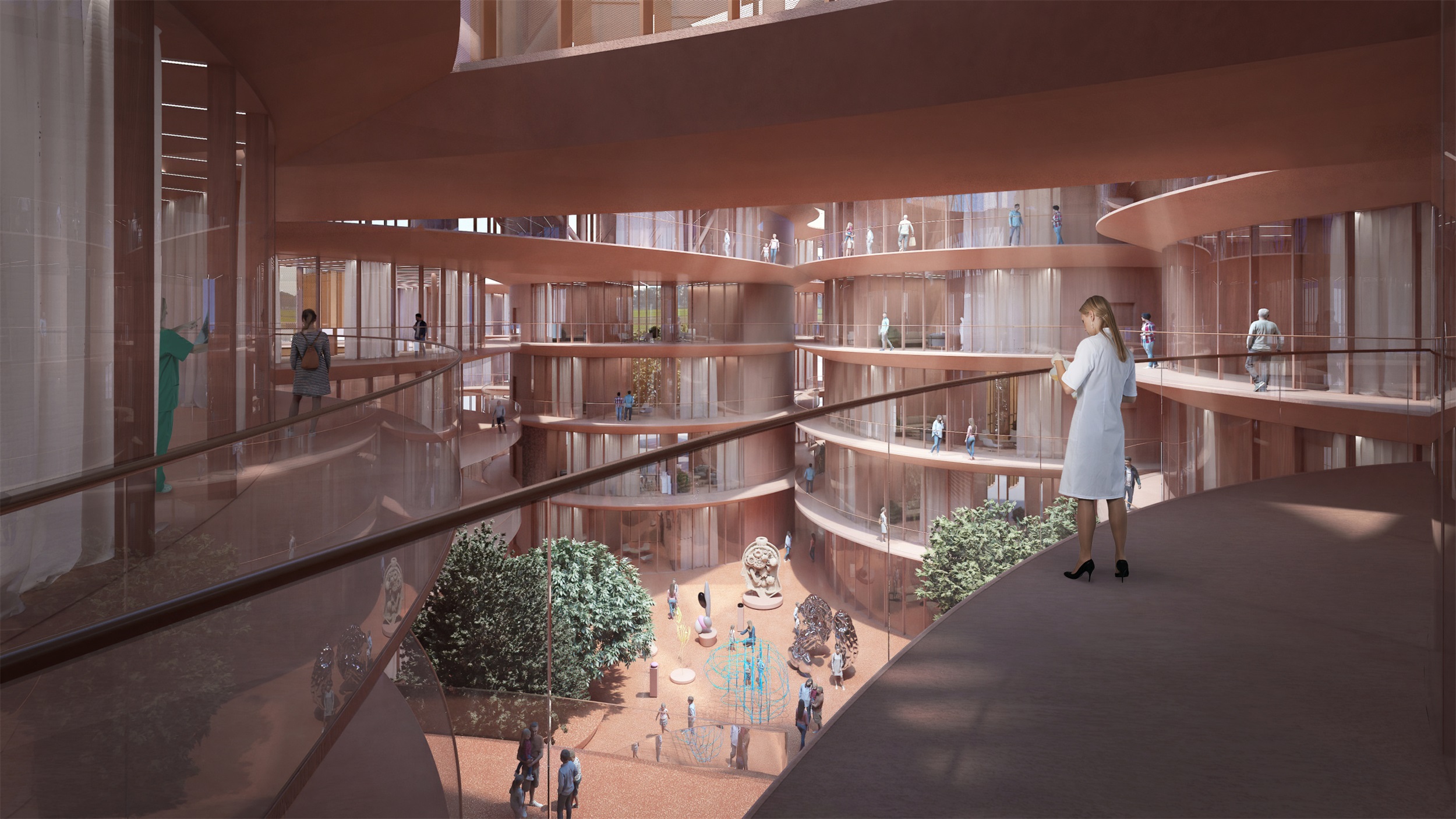 丹麦神经科学和精神病学中心丨丹麦奥胡斯丨BIG建筑事务所-21