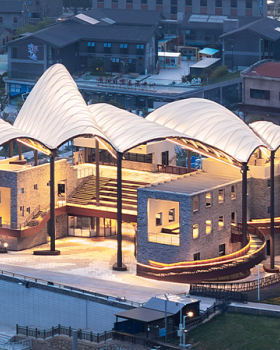 岳阳华菱港旅游码头游客中心丨中国岳阳丨URBANUS都市实践建筑设计事务所