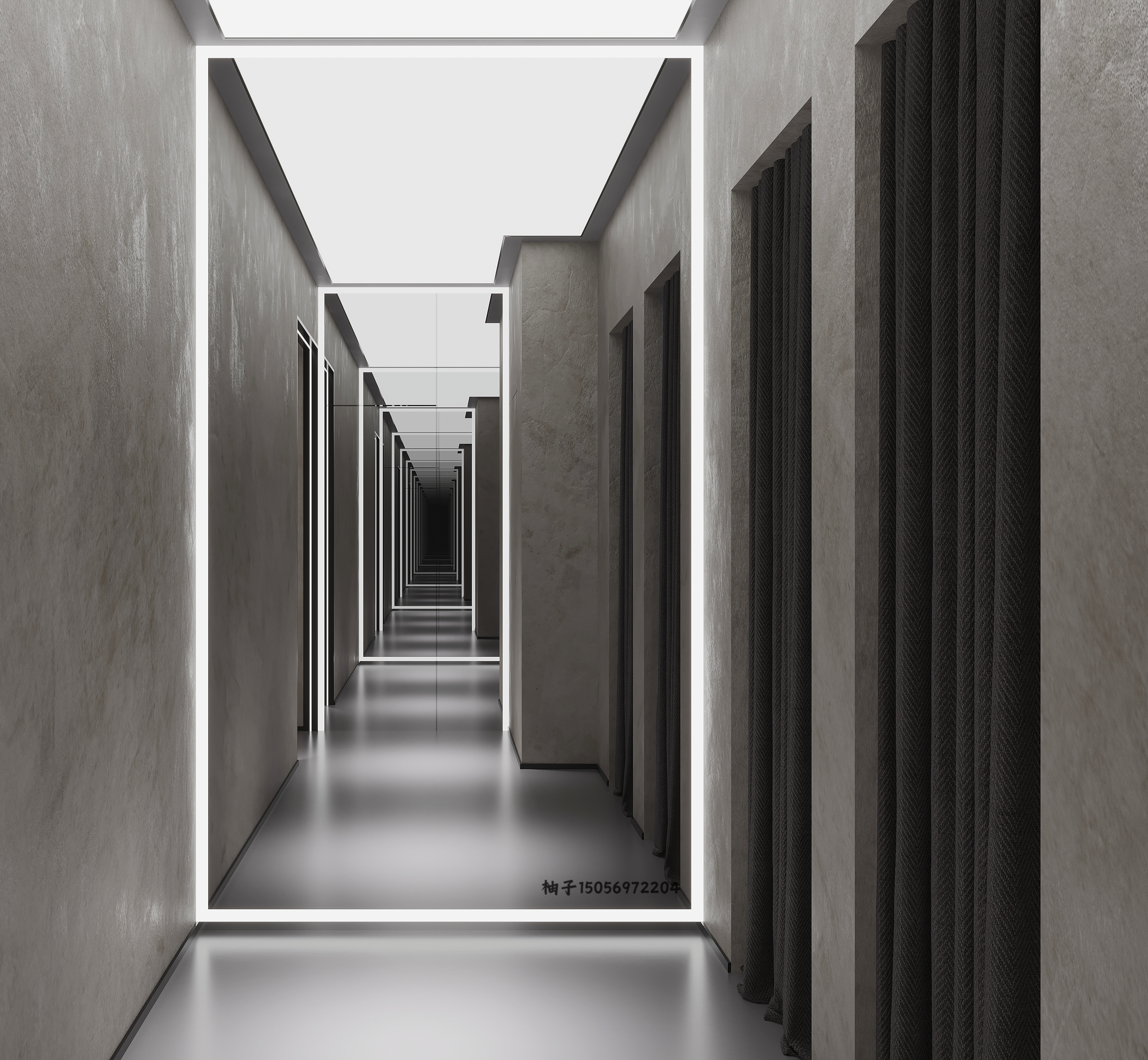 男装店效果图，既简单又有格调-3