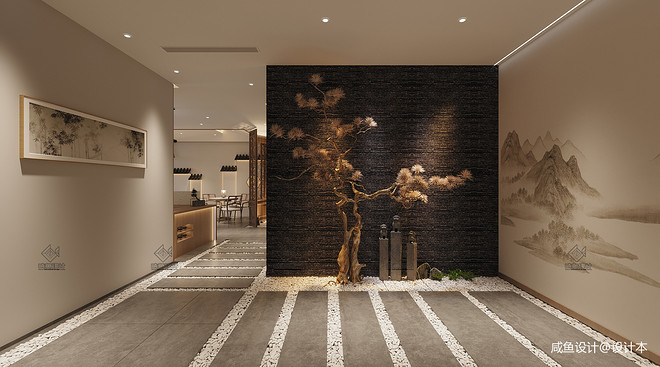 30万元休闲空间260平米装修案例·原木风茶室-15