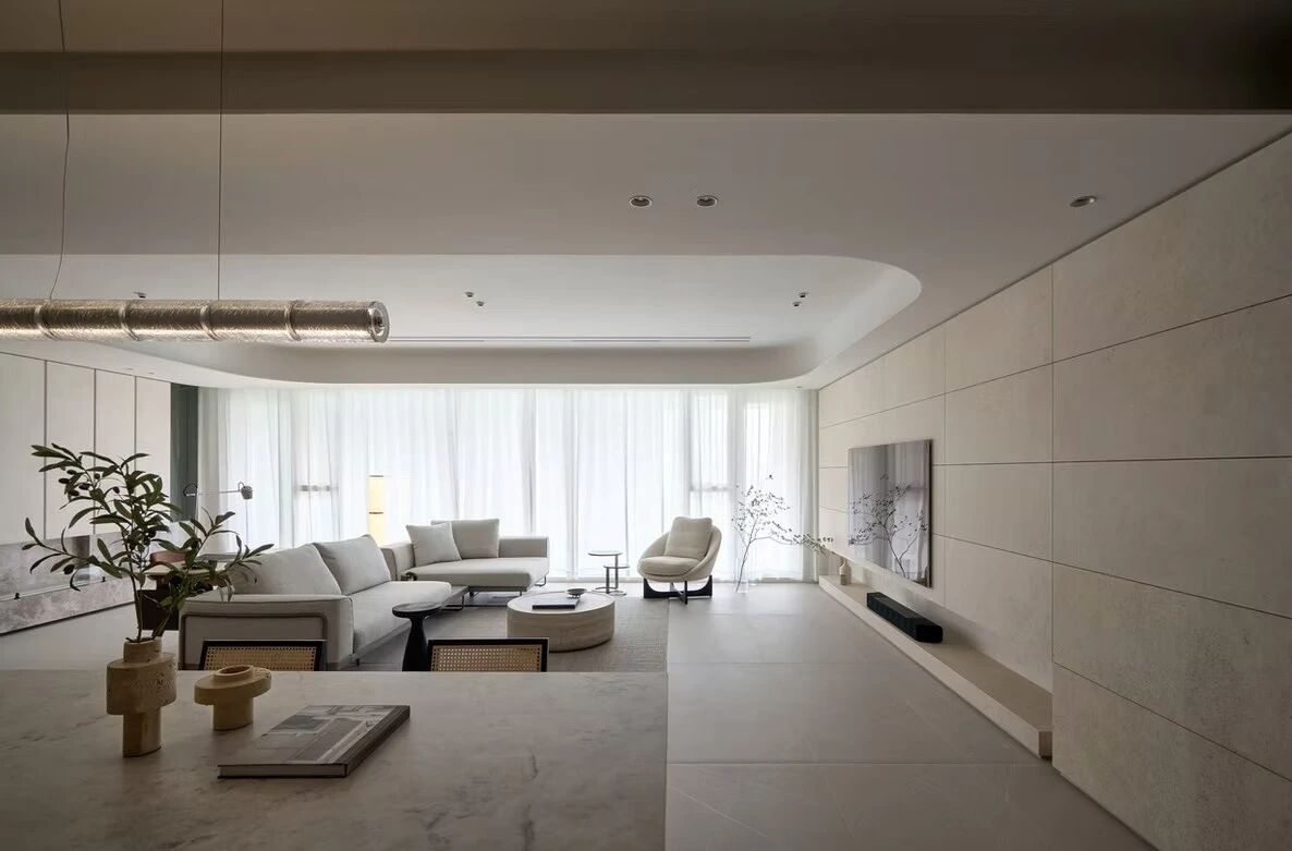 以大地色系与极简语言,构筑155平弹性功能丨中国台中丨新橙设计-38