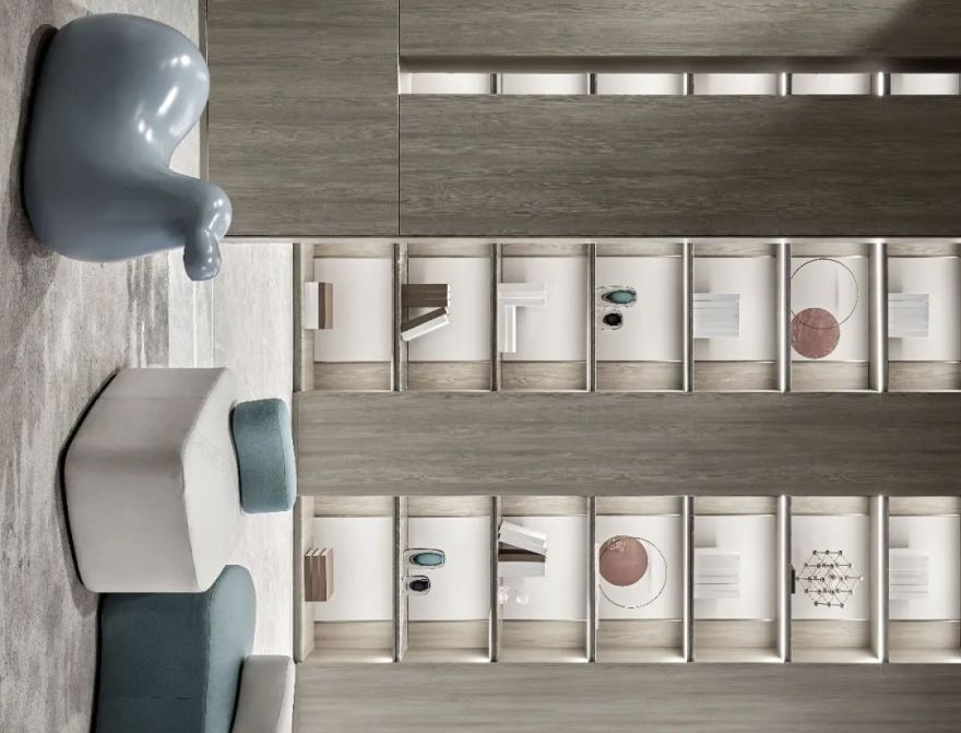 诗意栖息,自然之美——建业民权幸福里售楼部室内设计-55