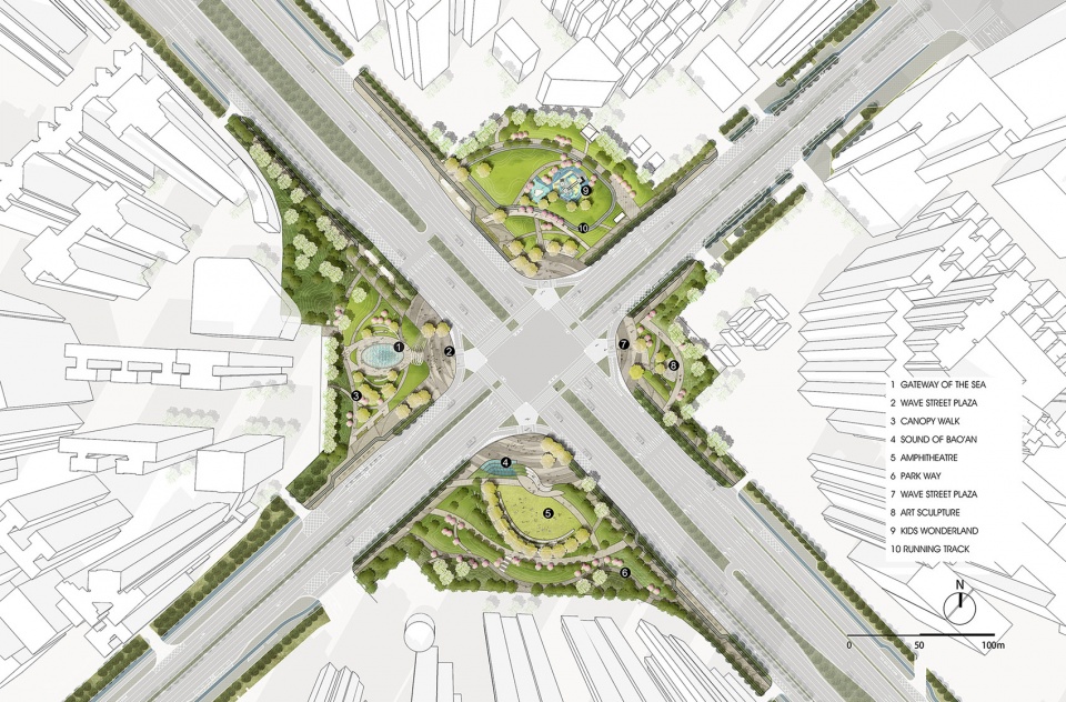 宝安中心区四季公园丨译地事务所-49