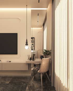 Modern french bedroom interior design
