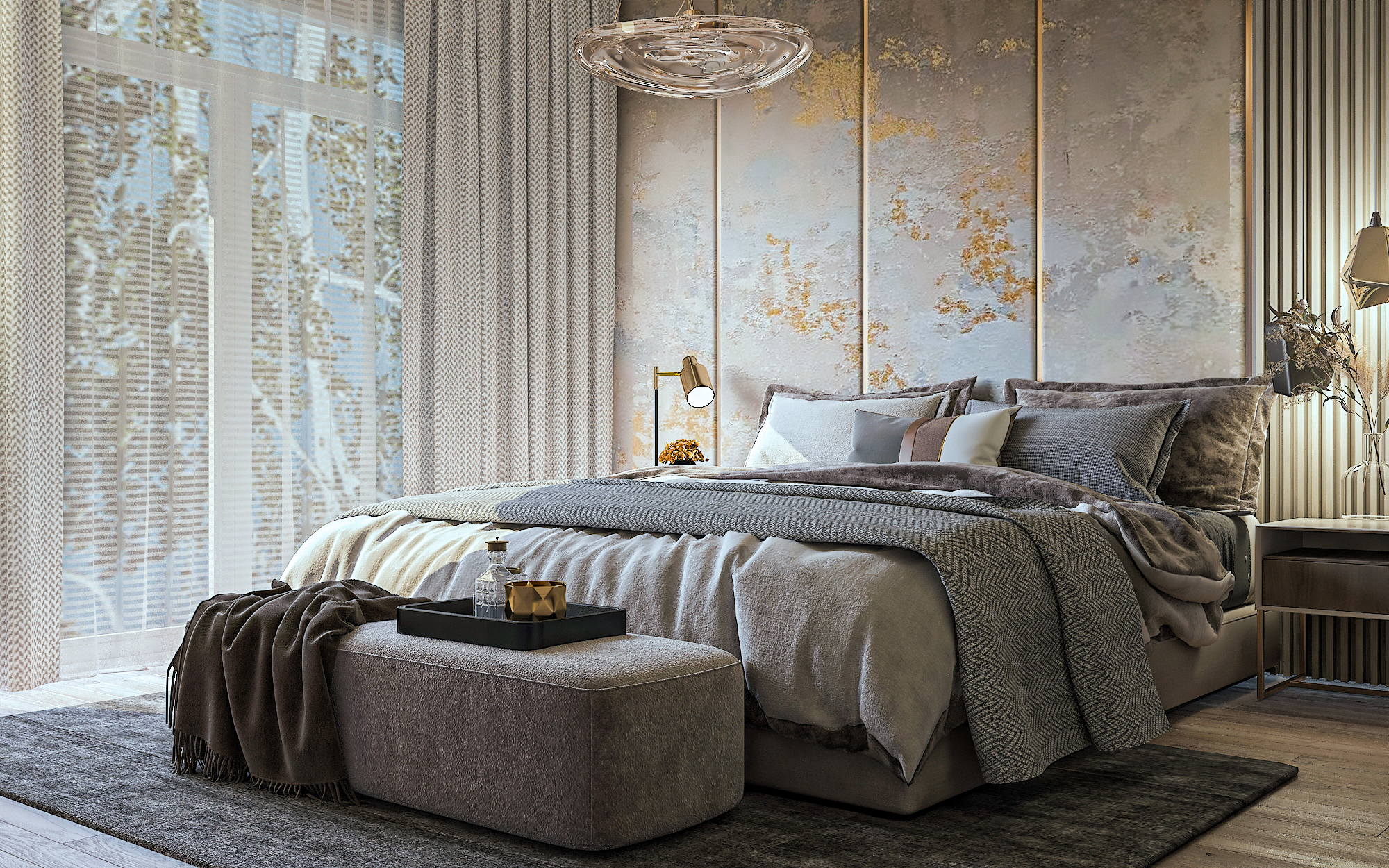 Master Bedroom & Living-3