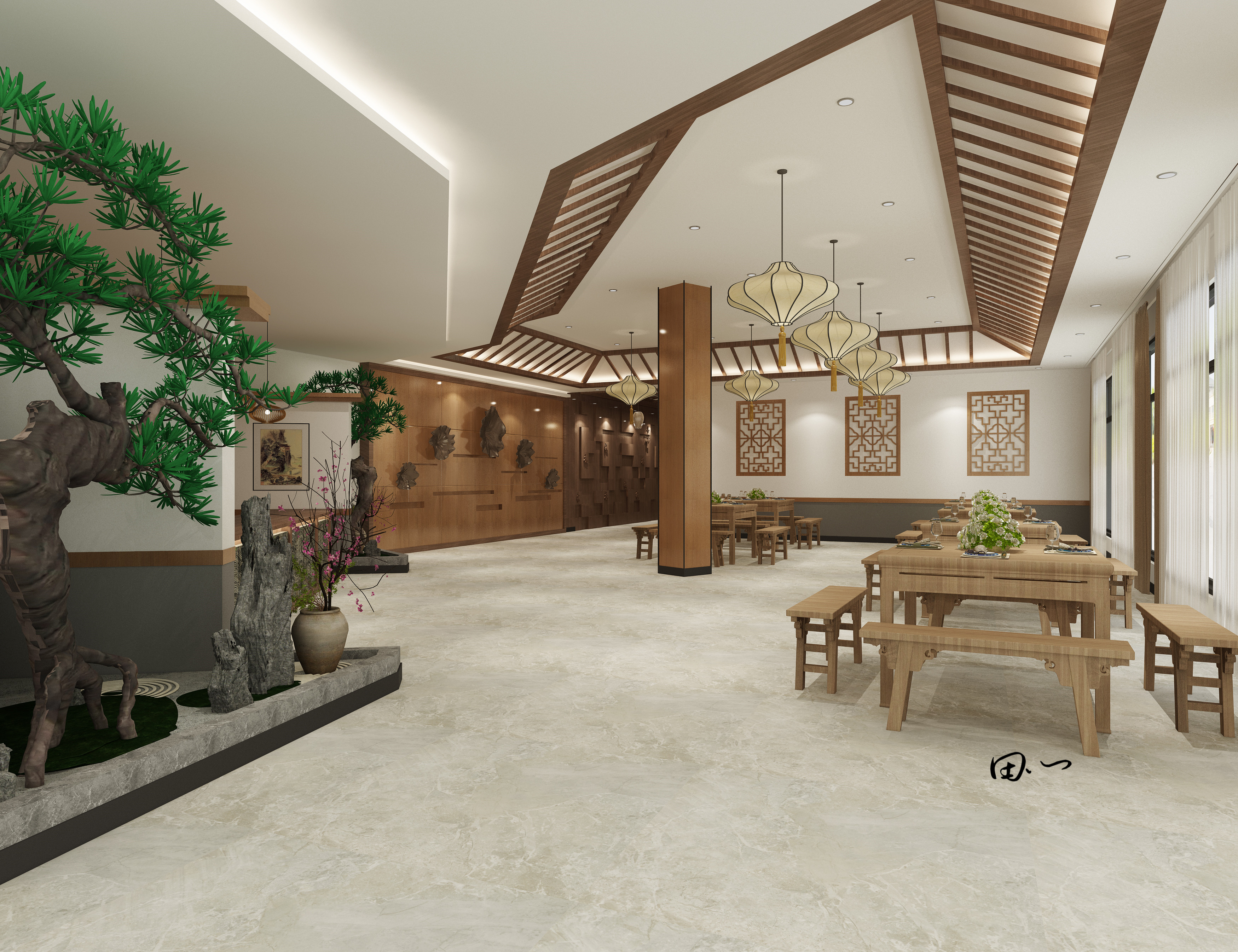 工装——三合山庄*度假酒店-5