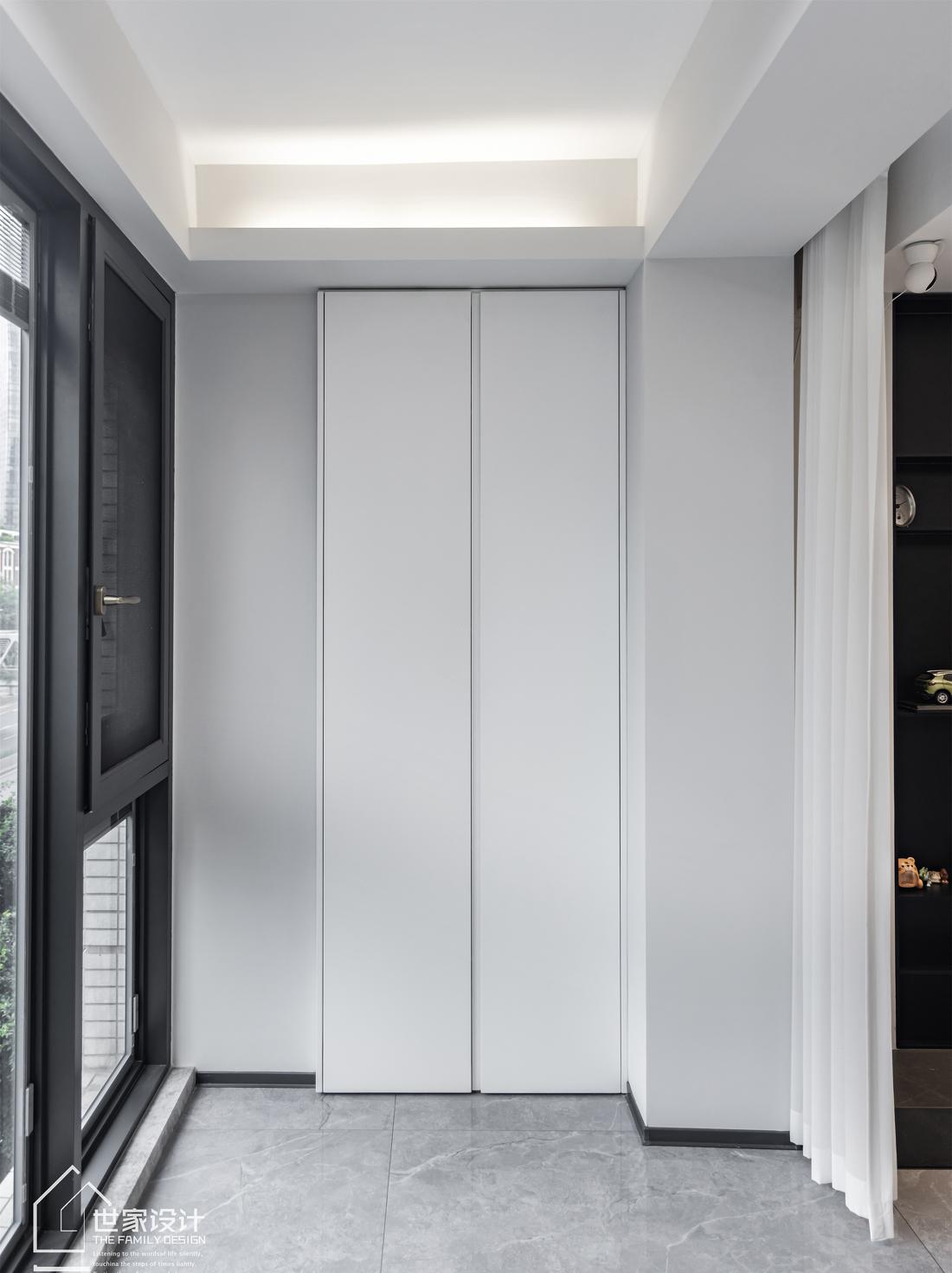 现代黑白灰空间-119