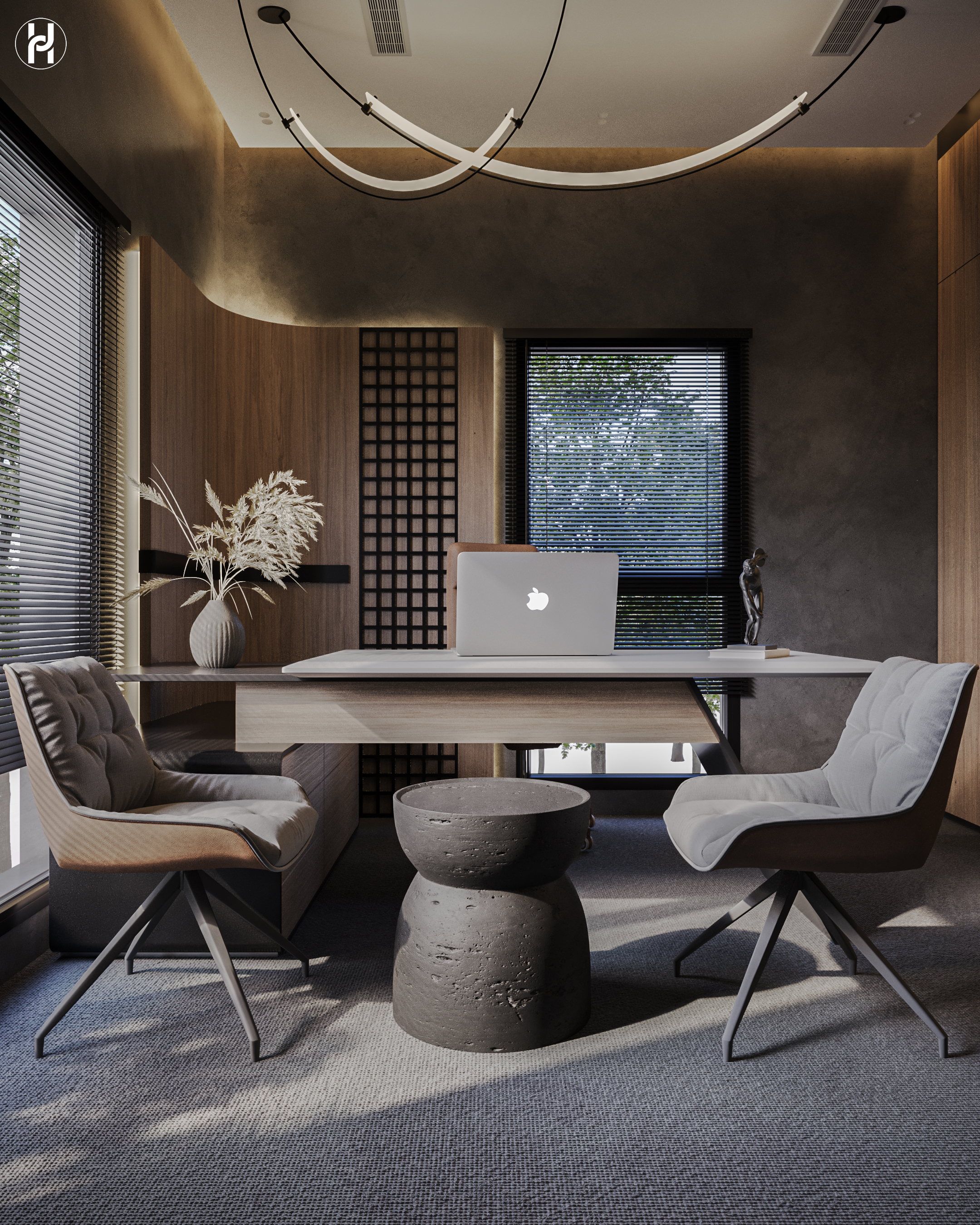 黑暗的办公室丨Marwa Salah-5