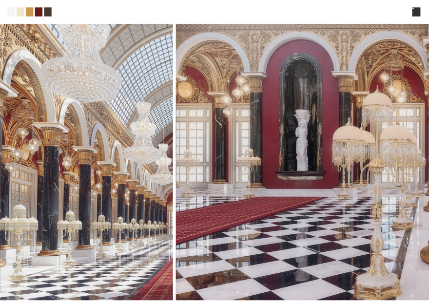 古典宫殿大厅设计-7