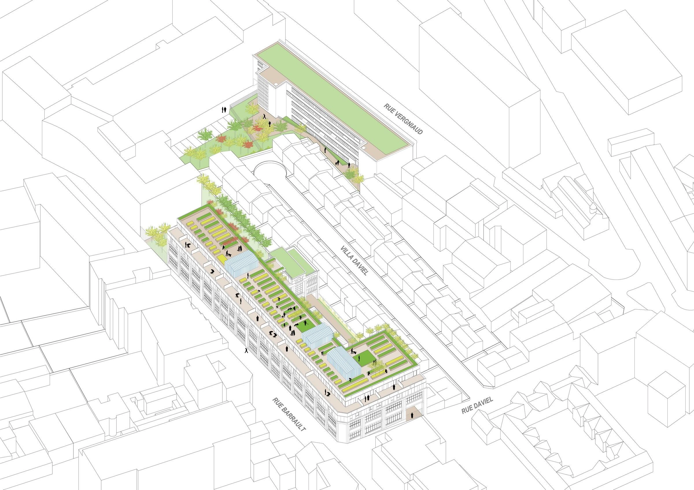 Télécom Paris 住宅修复项目丨法国巴黎丨Atelier Philéas Architecture-46