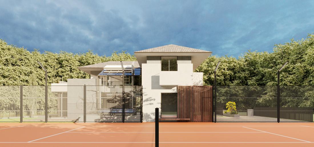 活力四溢的现代网球主题家庭设计-4