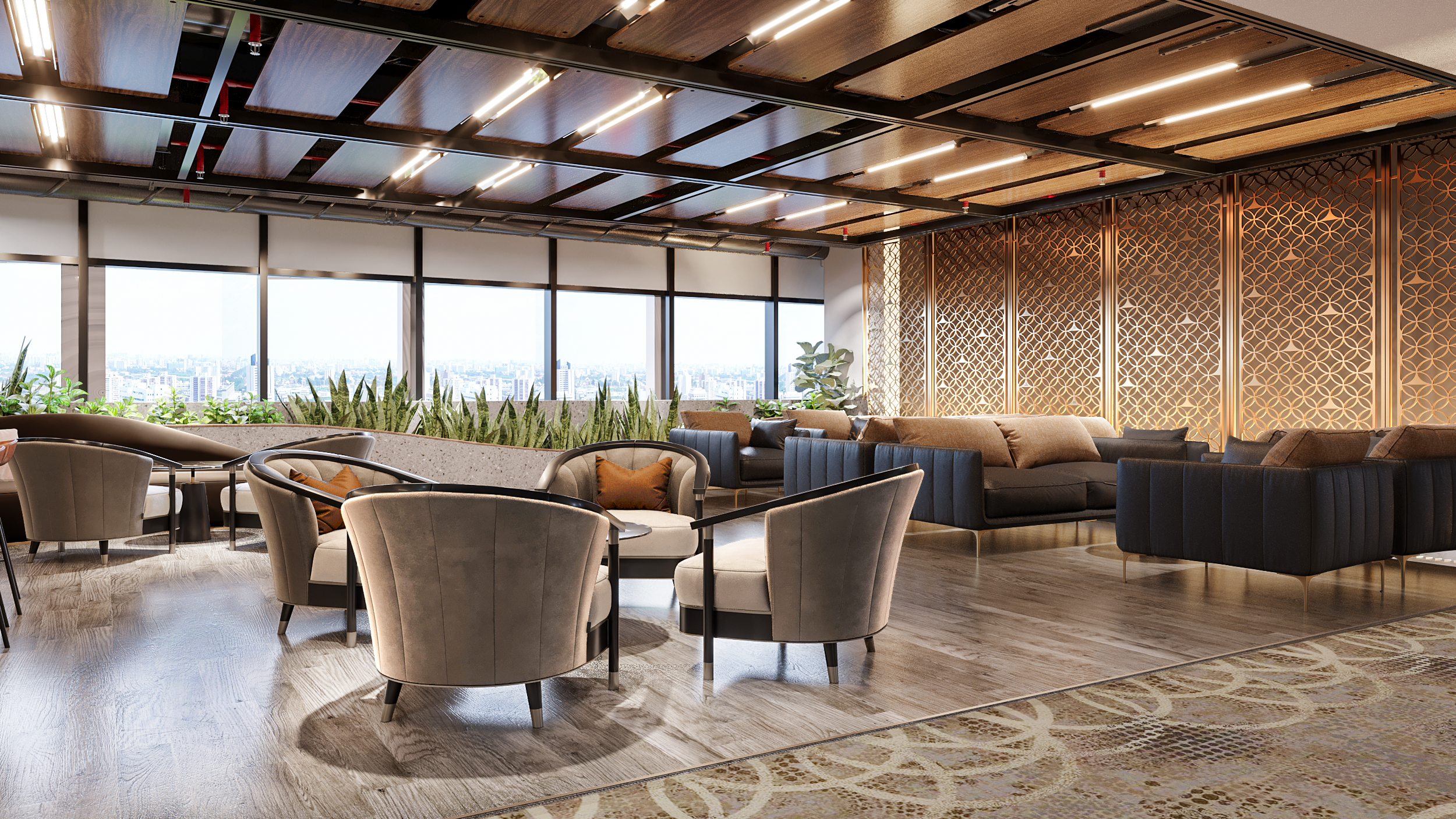 银行大堂与休息室丨越南河内-6