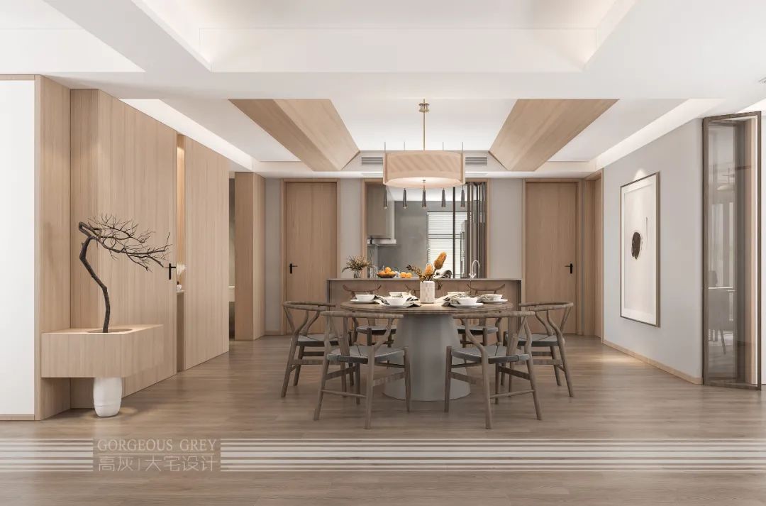 蔚蓝天地 160 平别墅设计丨高灰别墅设计-40